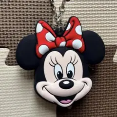 ディズニー　ミニーバッグチャームケース付き