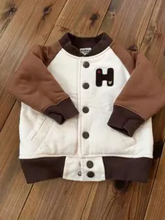 HOT BISCUIT ミキハウス　ラグランスリーブジャケット 80cm