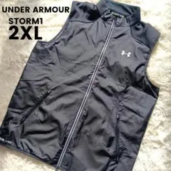 【美品】Under Armour 2XL ブラック STORM1 ベスト