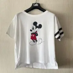 【UNIQLO ユニクロ】ミッキーマウス Tシャツ 美品 UT ディズニー 白T