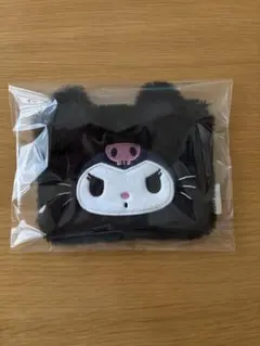 クロミの黒ねこファーポーチ サンリオ