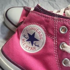 24cm　コンバース　ALL★STAR　ハイカットスニーカーピンク