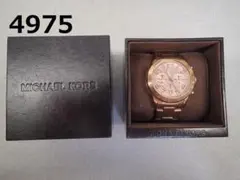 RU-4975　Michael Kors　時計　ピンクゴールド　ビッグフェイスのサムネイル