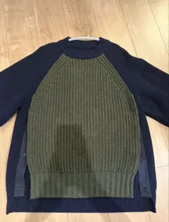 美品】sacai 24-03577M ニット セーター - メルカリ