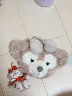 ダッフィー カチューシャとミニぬいぐるみセット