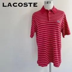70s IZOD LACOSTE 鹿の子ポロシャツ 糸巻きタグ 青ワニ