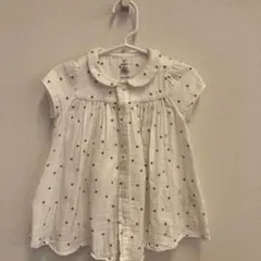 プチバトー　12ヶ月　コットンシャツ　Tシャツ