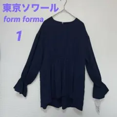 タグ付 東京ソワール form formaウエストシャーリングペプラムブラウス