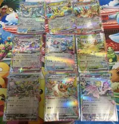 ポケモンカード イーブイ進化系 ex 9枚セット テラスタル - メルカリ