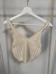 H&M 編み込みビスチェ