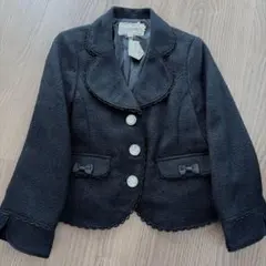 any FAMツイードジャケット ラメ リボン 入学式 卒園式 120cm