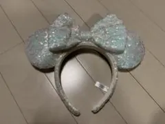 ディズニーランド　ディズニーシー　ミニー　スパンコール カチューシャ