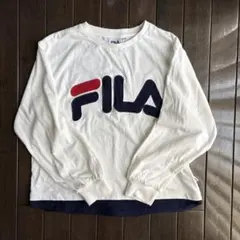 FILA 長袖Tシャツ 150サイズ ホワイト