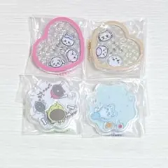 ちいかわ　きゃらシャカチャーム4個セット　リボン　モモンガ　パジャマパーティーズ