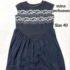 美品✨mina perhonen flower step バルーン ワンピース