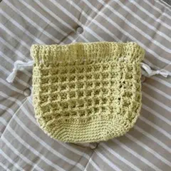 ハンドメイド　ポーチ　巾着　化粧ポーチ