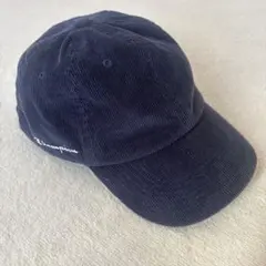 championコーデュロイキャップ　フリー　ネービー