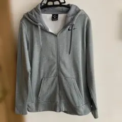 Nike DRI-FIT グレー フルジップパーカー M