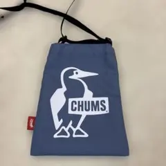 CHUMS チャムス ショルダーポーチ サコッシュ　ブルーグレー非売品