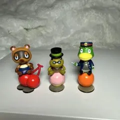 どうぶつの森フィギュア3体