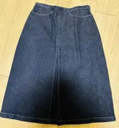 【新品タグ付き】UNIQLO ダークデニム Aラインスカート サイズ40