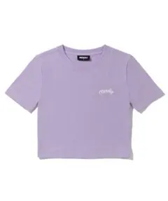 NERDY 半袖 ショート丈　Tシャツ ライトパープル