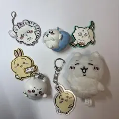 ちいかわ ぬいぐるみ マスコット キーホルダー セット