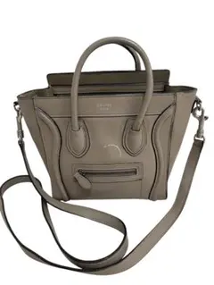 セリーヌ　celine ラゲージ　ナノ　グレージュ　ミニ　ショルダーバッグのサムネイル