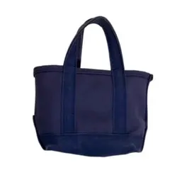 L.L.BEAN USA製 ソリッド ボート アンド トート ミニ ネイビー 紺