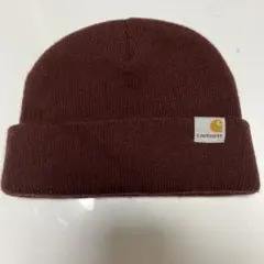 Carhartt ダークブラウン ニット帽
