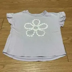 {3月末まで掲載} GUお花Tシャツ★90㎝