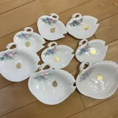 美品】横浜増田窯 横浜染付未販売Antシリーズ 貝殻型小皿 ボーン