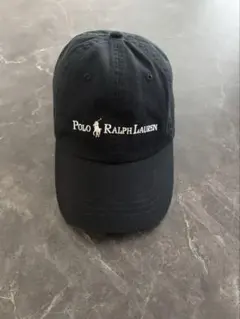 ポロラルフローレン　キャップ　ブラック