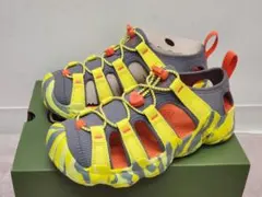 キーンKEEN キッズ サンダル イエロー 22.5cm 水陸両用 アウトドア