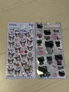 土日限定価格 ボンボンドロップシール クロミとキティのシール2枚セット