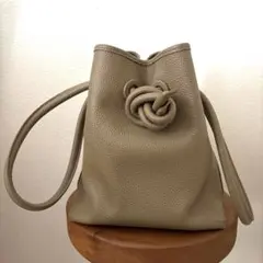 VASIC ヴァジック BOND ボンド レザー ハンド バッグ　サンドベージュ