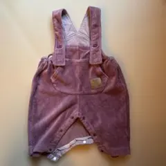 BREEZE コーデュロイ オーバーオール 70 パープル