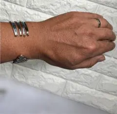 USA刻印 1847 ROGERS BROS IS リメイク フォークバングル