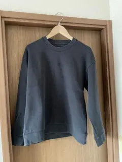 無印良品 二重編みスウェットシャツ ネイピー