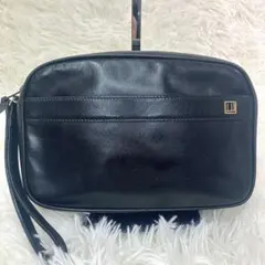 美品✨ dunhill セカンドバッグ　クラッチバッグ　オールレザー　黒　メンズ