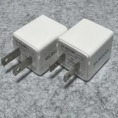 ELECOM 20W USB-C 電源アダプター EC-YAC01 2個