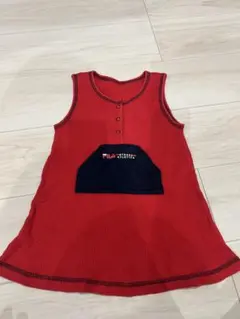 FILA 赤 ノースリーブワンピースのサムネイル