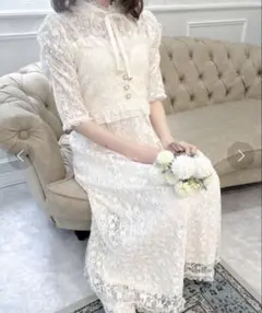 レースロングワンピース ROJITA