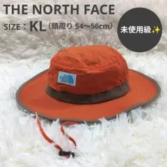 【未使用級】ノースフェイス ホライズンハット オレンジ 帽子 キッズ KL