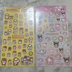 サンリオ箔押しシール　２点セット　キャンドゥ　コロコロクリリン