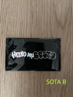 BE:FIRST オンラインくじ B賞 フォトカードセット SOTA B