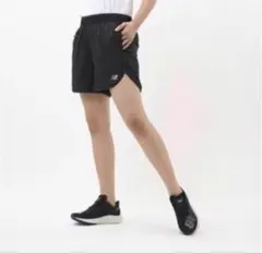 送料無料 新品 new balance ベーシック5インチショートパンツ L