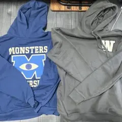 モンスターズ・インク＆ビッグバッドウルフ パーカーセット