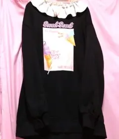 ♡Ank Rouge アンクルージュ アイスクリーム柄 パーカーワンピース♡