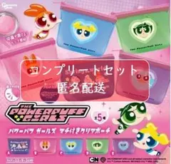 パワーパフ ガールズ マチ付きクリアポーチ　全5種セット　ガチャ